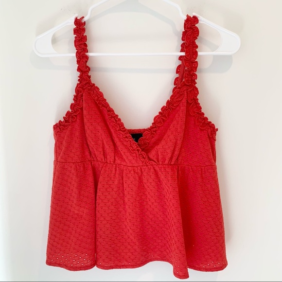 MINKPINK Red Tank Top - Picture 1 of 8